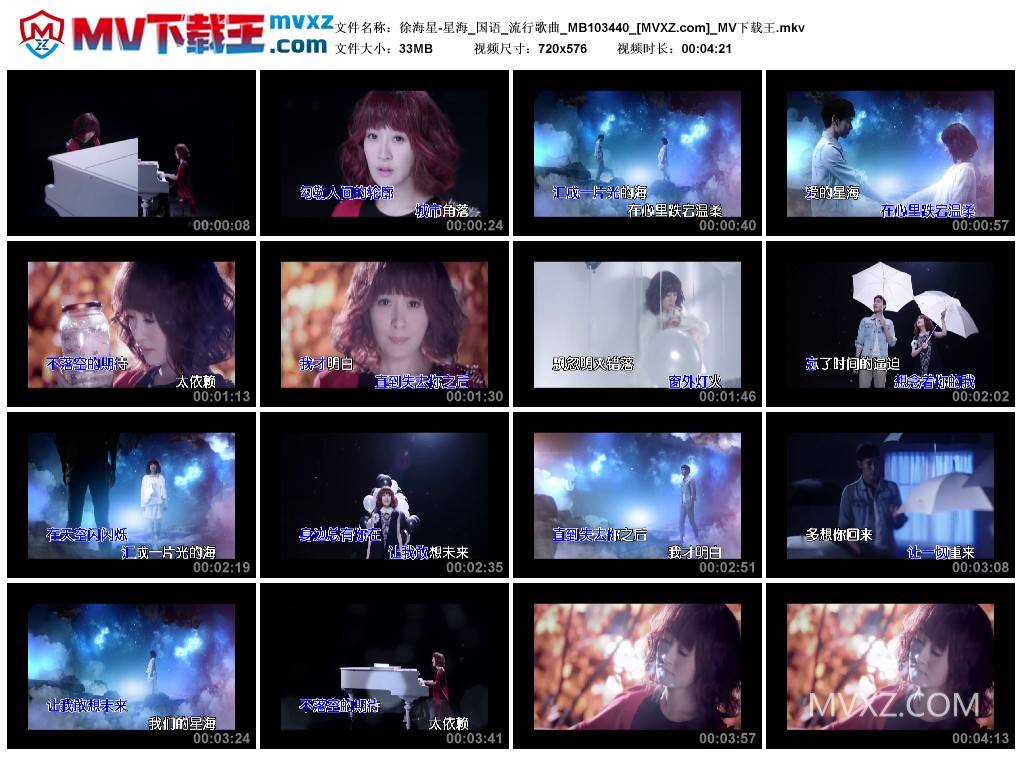 徐海星-星海_国语_流行歌曲_MB103440